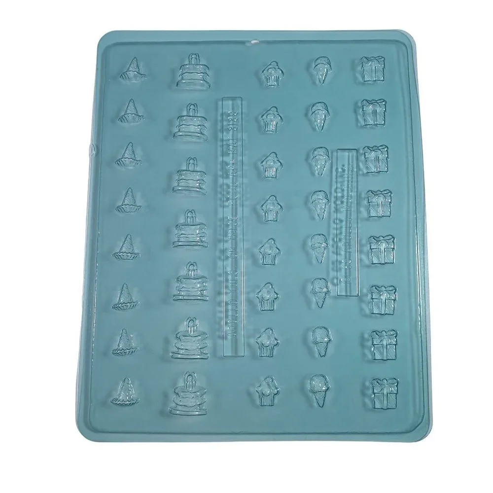Vintage Candy Mold Birthday Mini Cake Ice Cream Gift Holiday Polymer Fondant